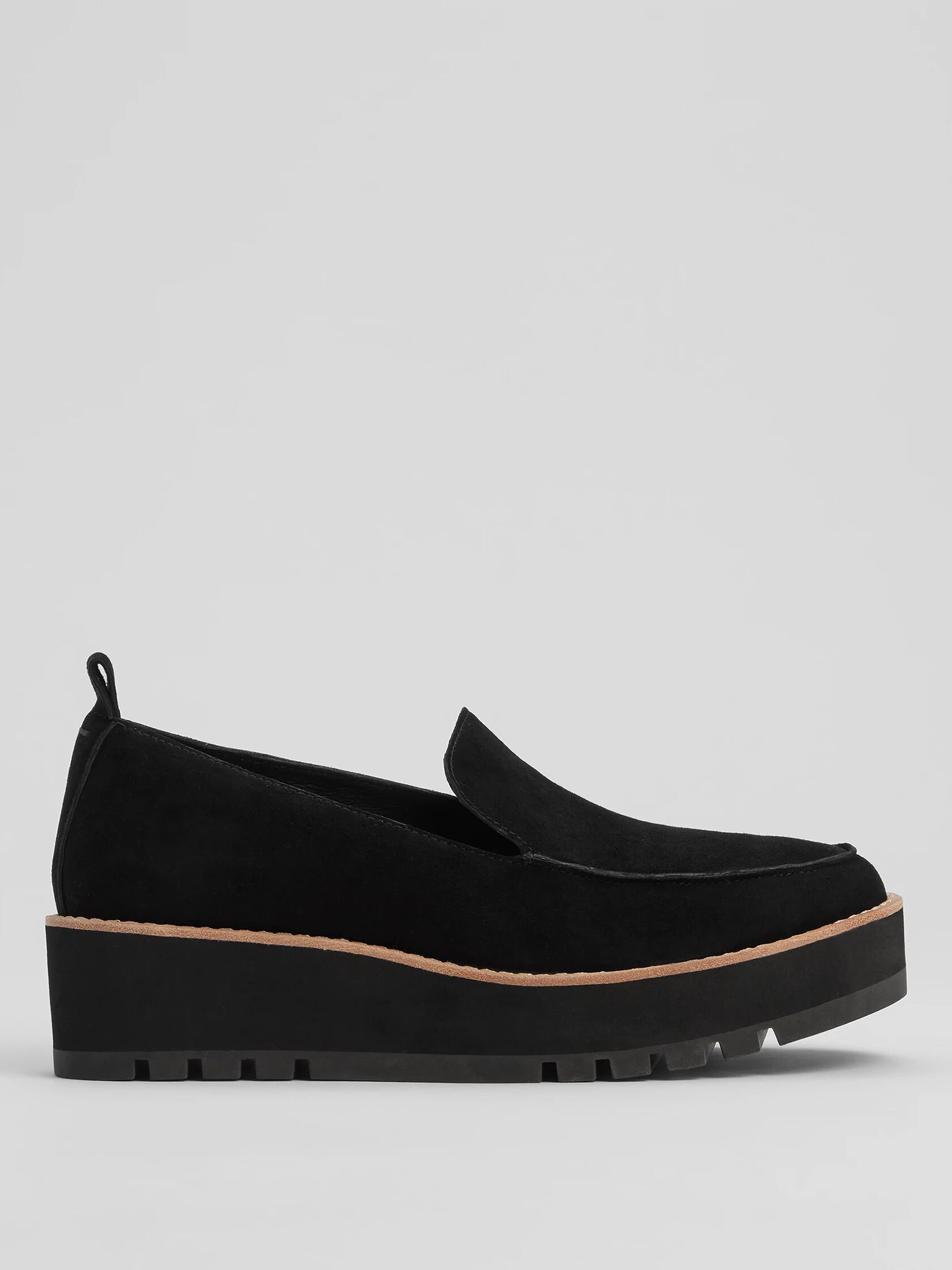 Ells Suede Loafer Wedge