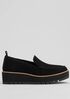 Ells Suede Loafer Wedge