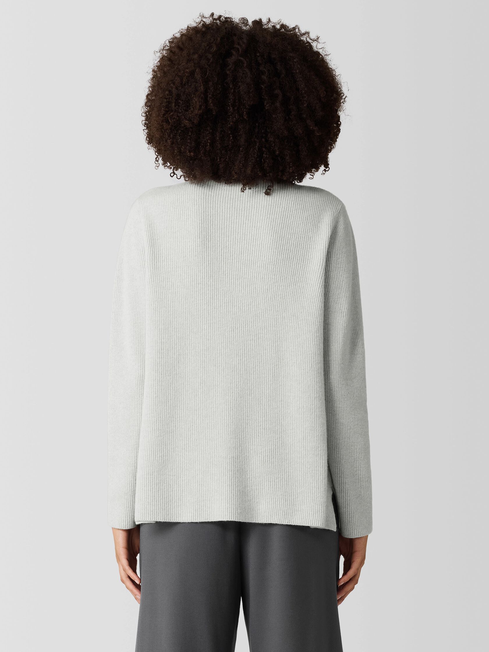 Italian Cashmere Funnel Neck Top