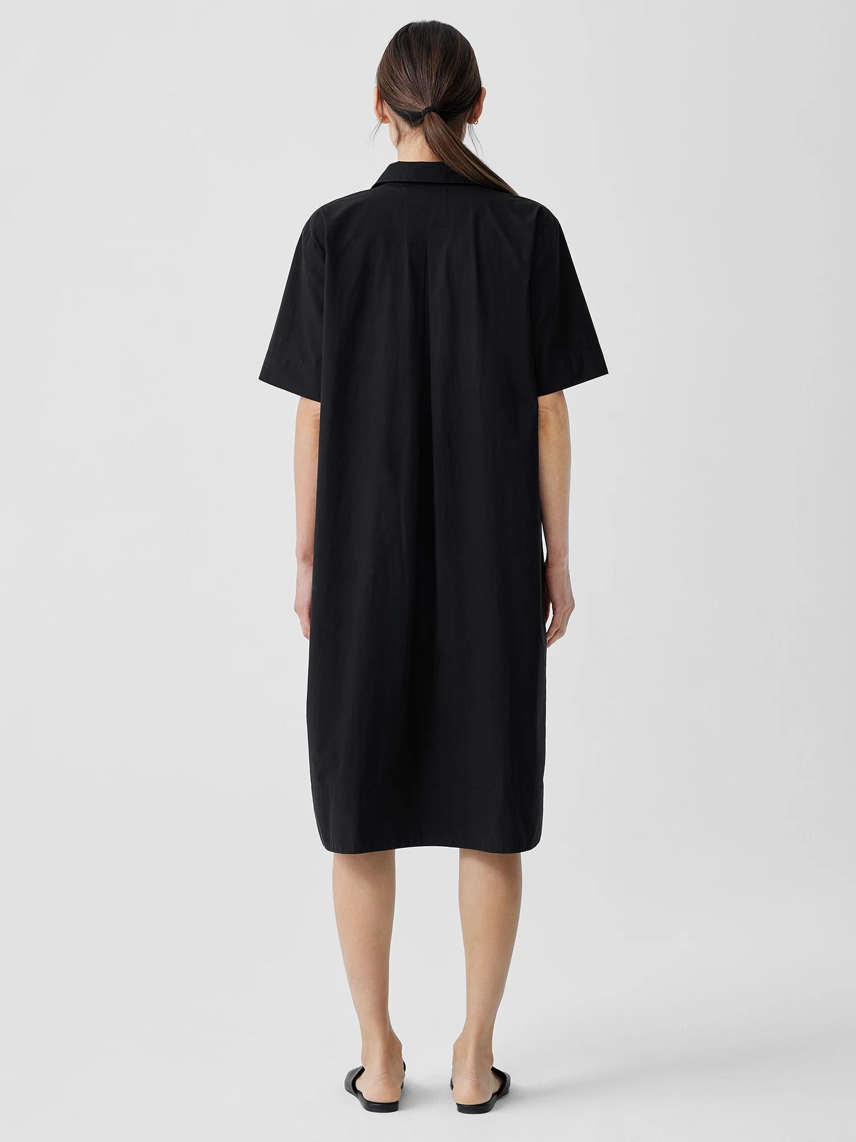 Washed Organic Cotton Poplin&nbsp;Dress