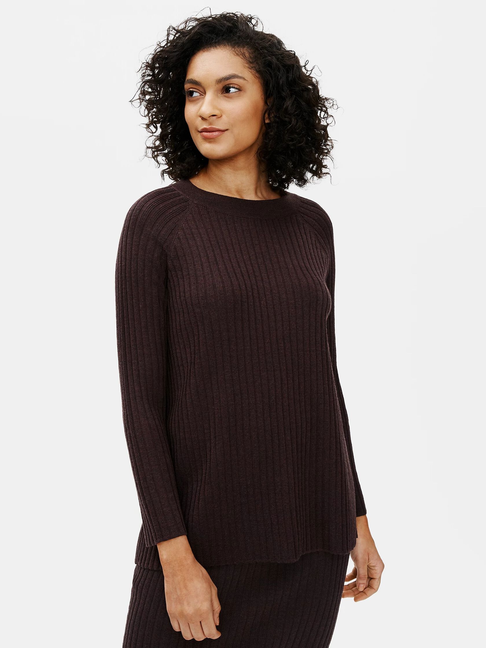 Merino Crew Neck Top in Regenerative Wool