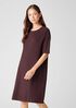 Hemp Organic Cotton Twist Crew Neck Dress