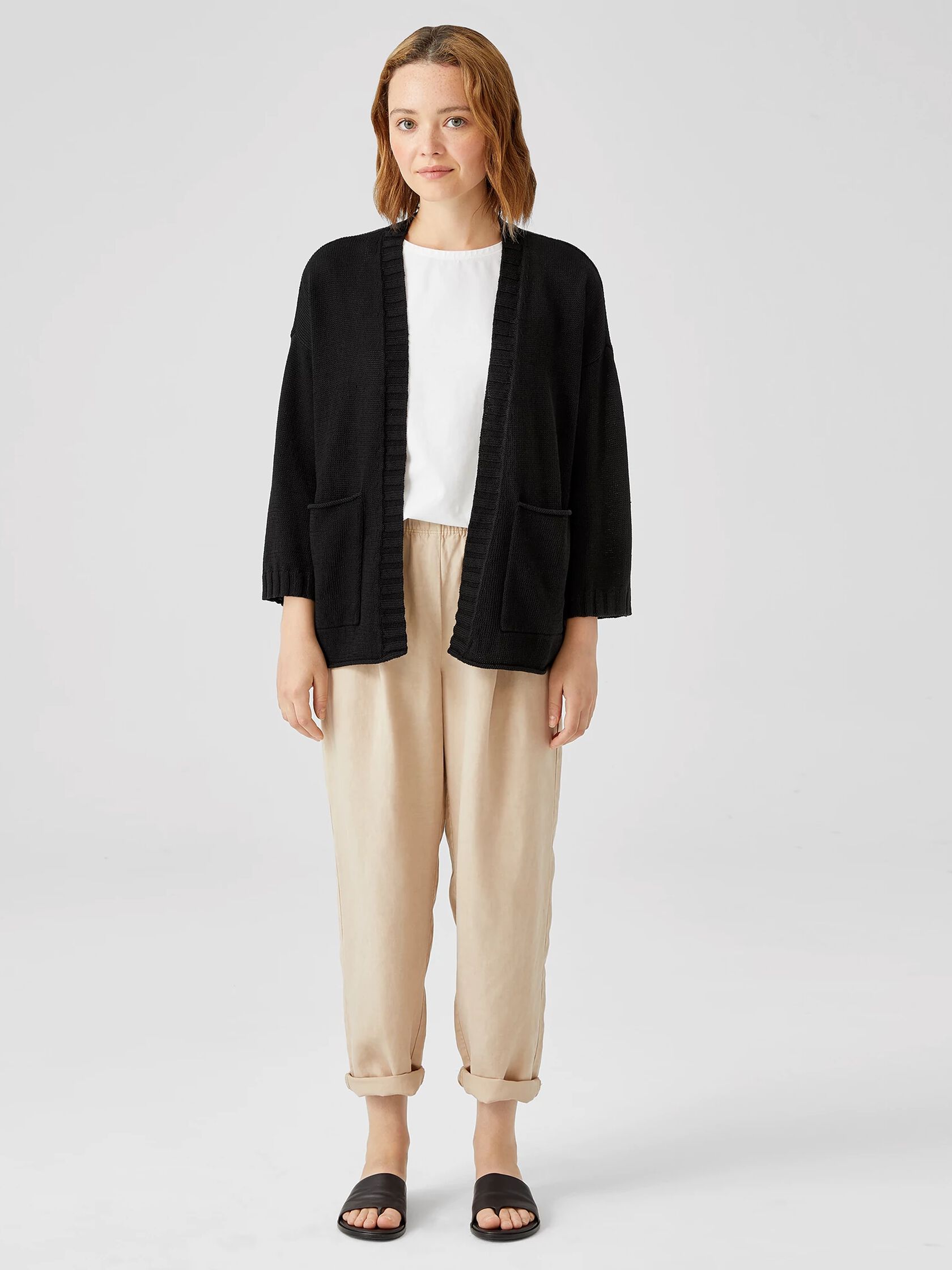 Organic Linen Cotton Cardigan