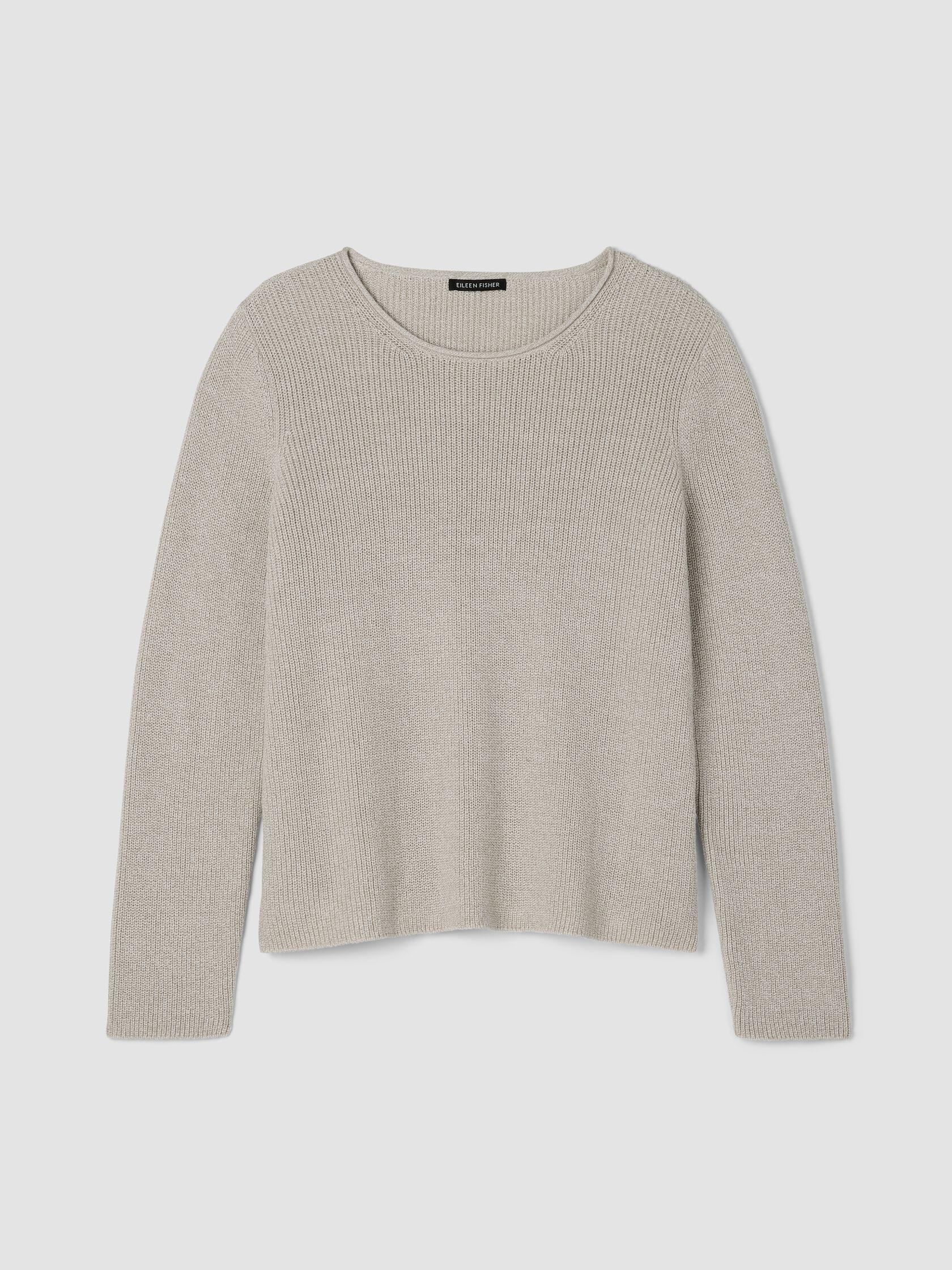 Peruvian Organic Cotton Crepe Crew Neck Top