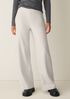 Felted Wool Jersey Wide-Leg Pant in Regenerative Wool