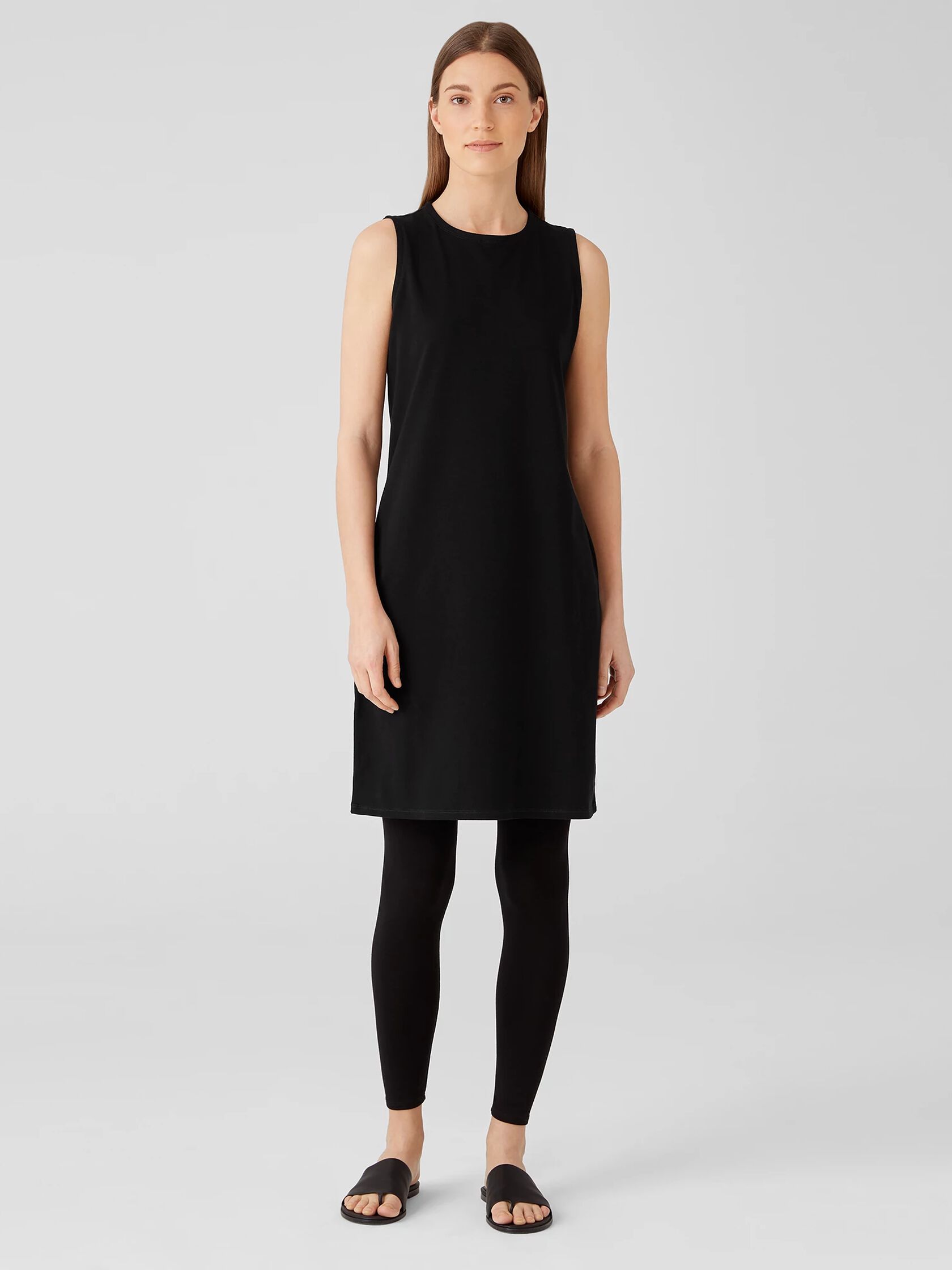 Traceable Organic Cotton Jersey Racer-Back Tank Dress
