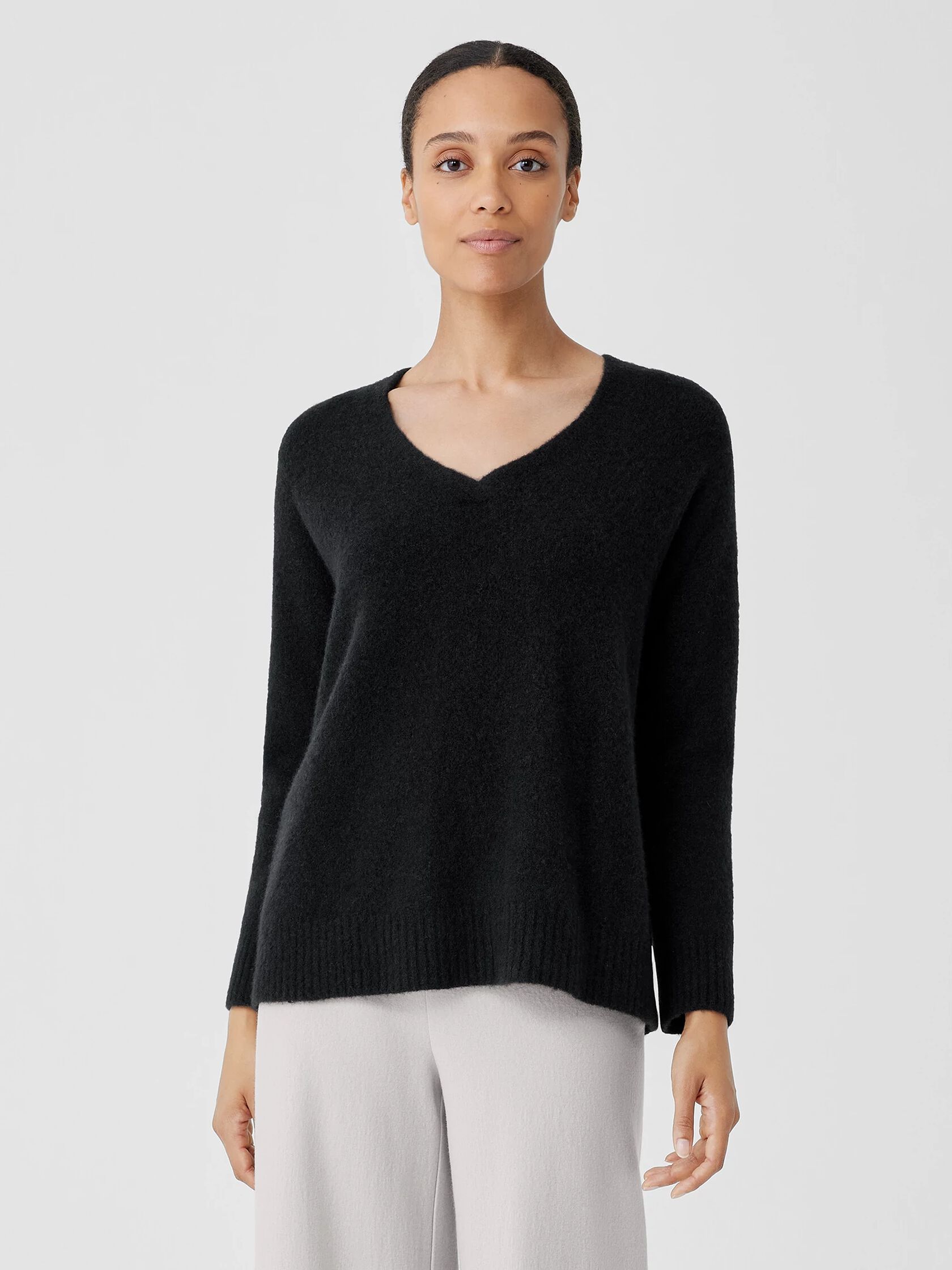 Cashmere Silk Bliss V-Neck Top