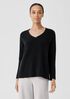 Cashmere Silk Bliss V-Neck Top