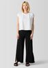 Stretch Jersey Knit Pant with Slits