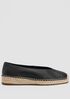 Petals Nappa Leather Espadrille