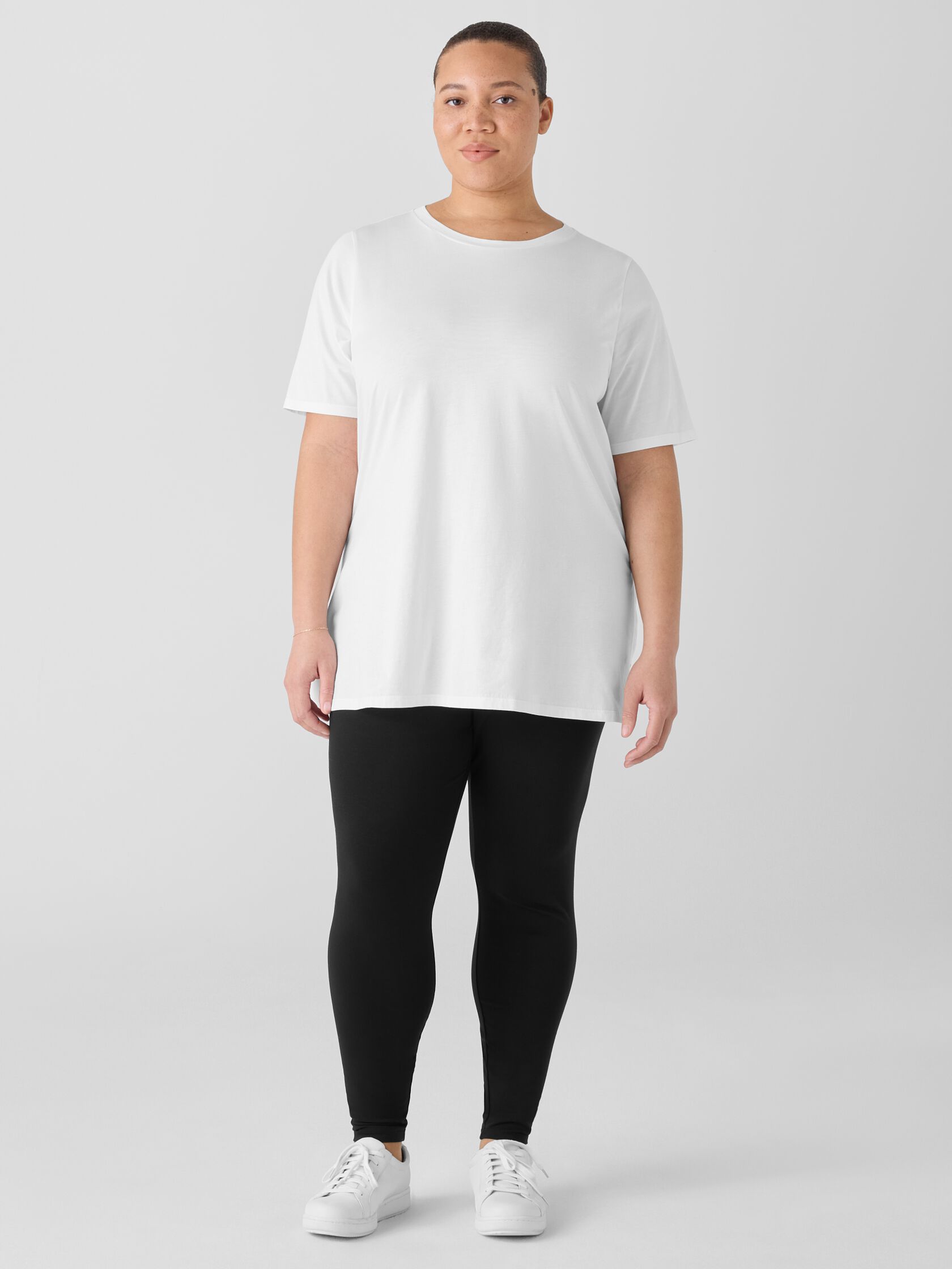 Organic Pima Cotton Jersey Long Tee