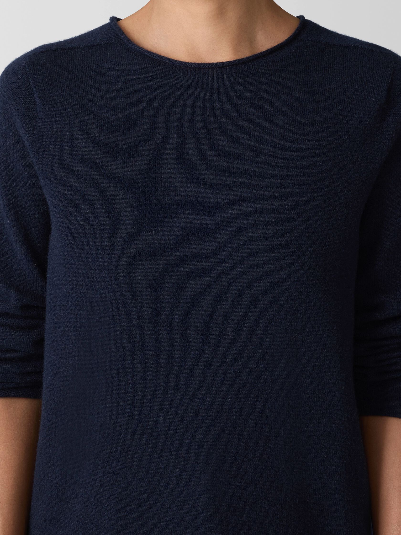 Italian Cashmere Crew Neck Top