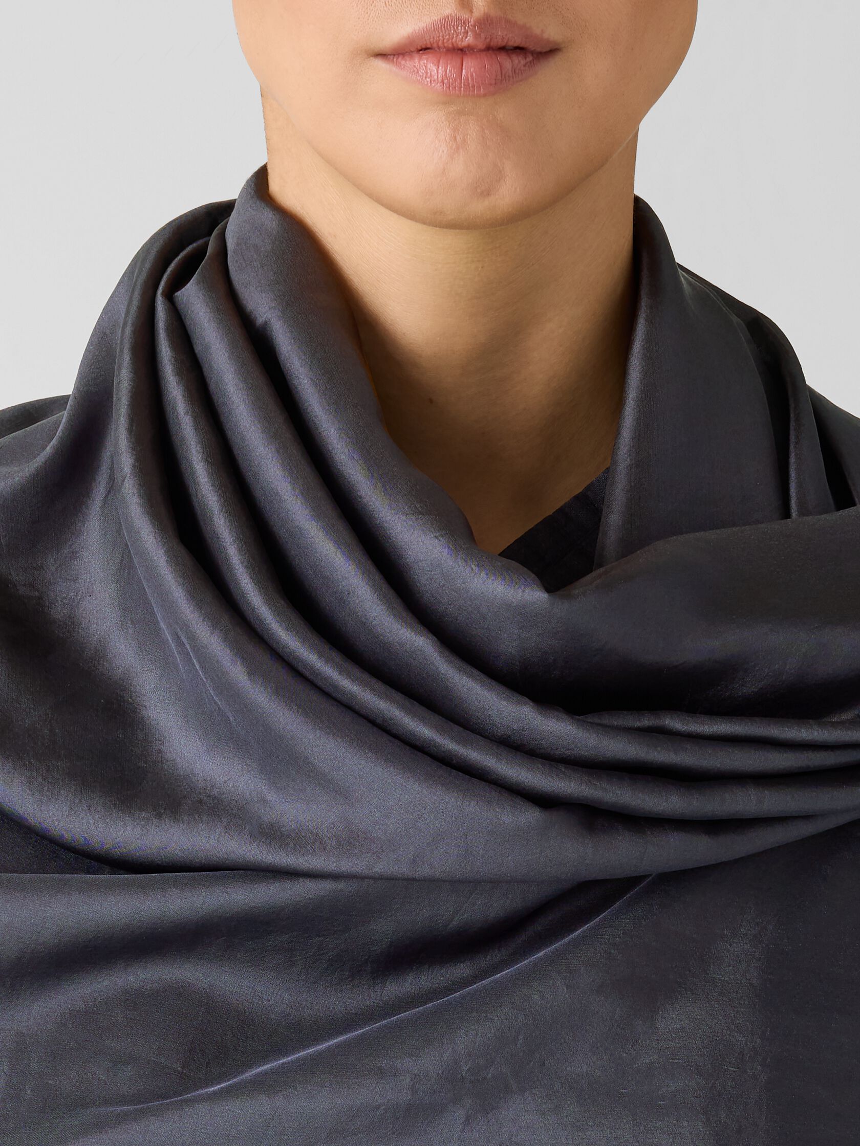 Washed Transitional Silk Parachute Scarf