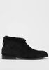 Drift Shearling Bootie in Suede