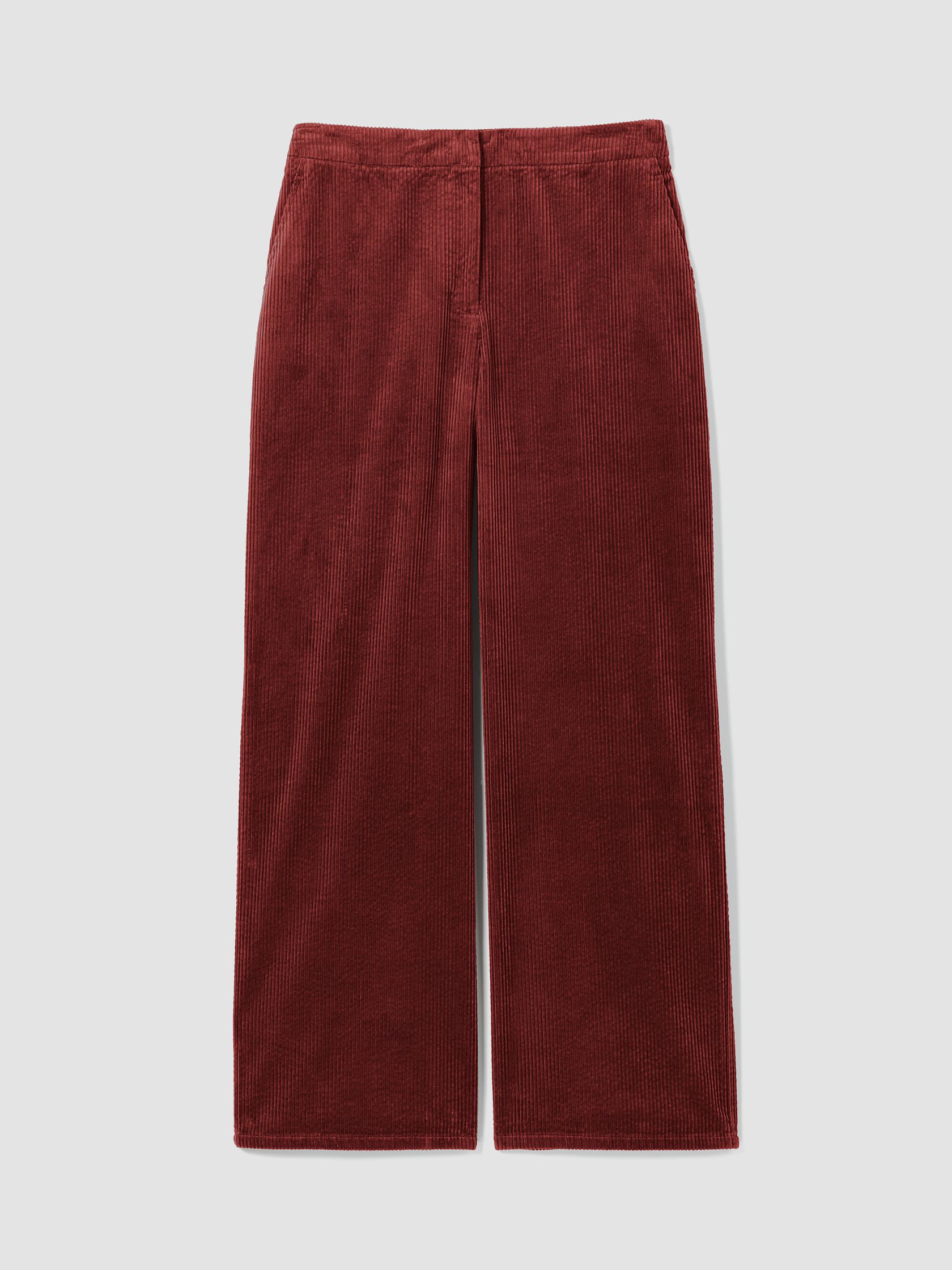 Organic Cotton Corduroy Wide-Leg Pant