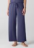 Organic Cotton Interlock Wide-Leg Sleep Pant