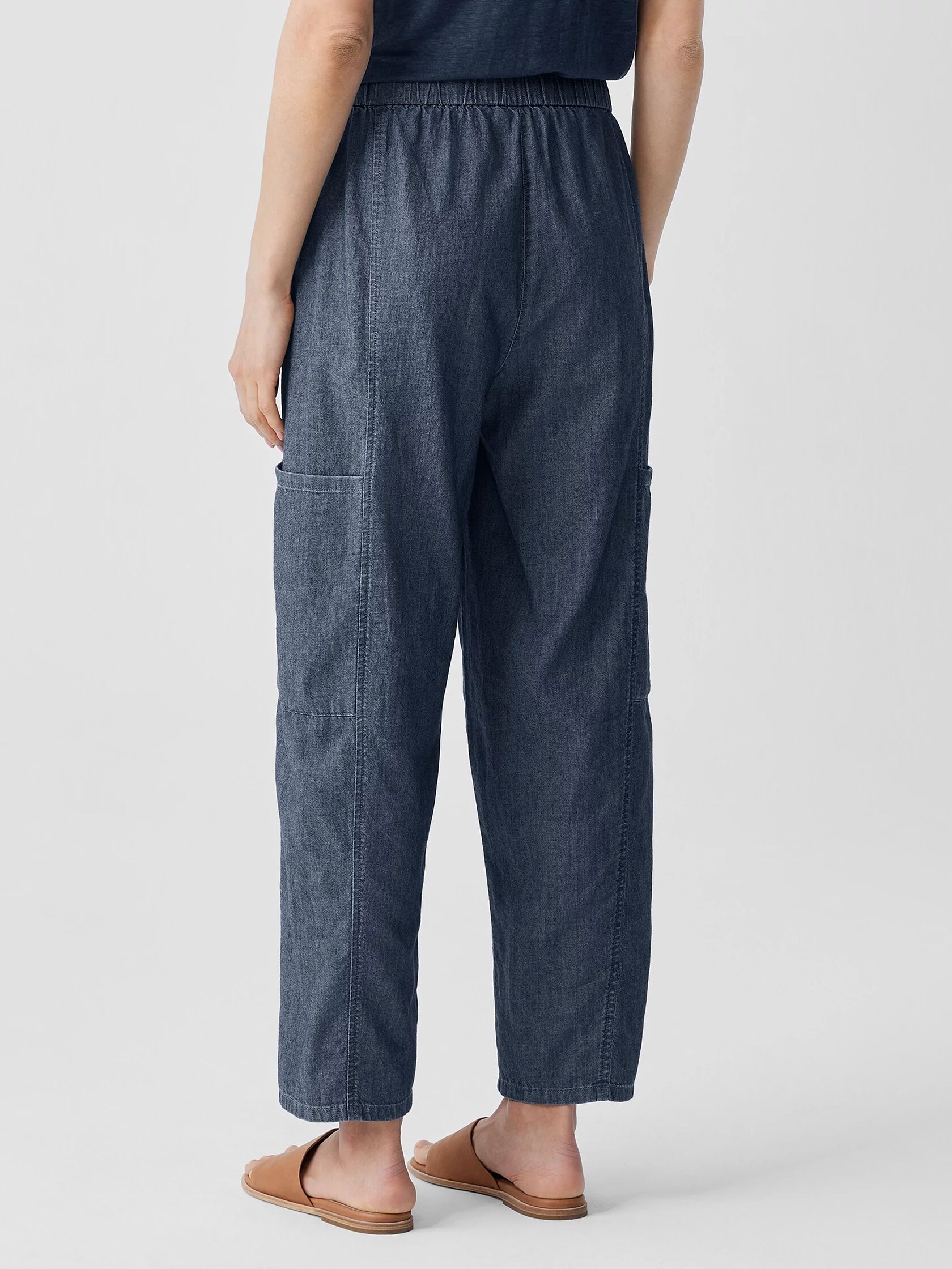 Airy Organic Cotton Twill Cargo Pant