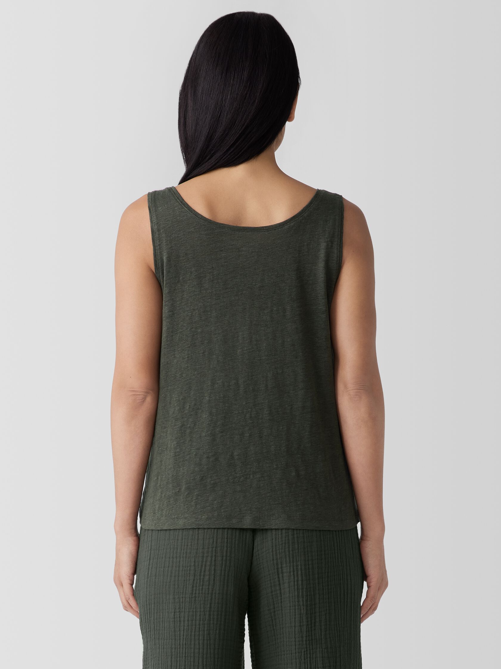 Organic Linen Jersey Tank