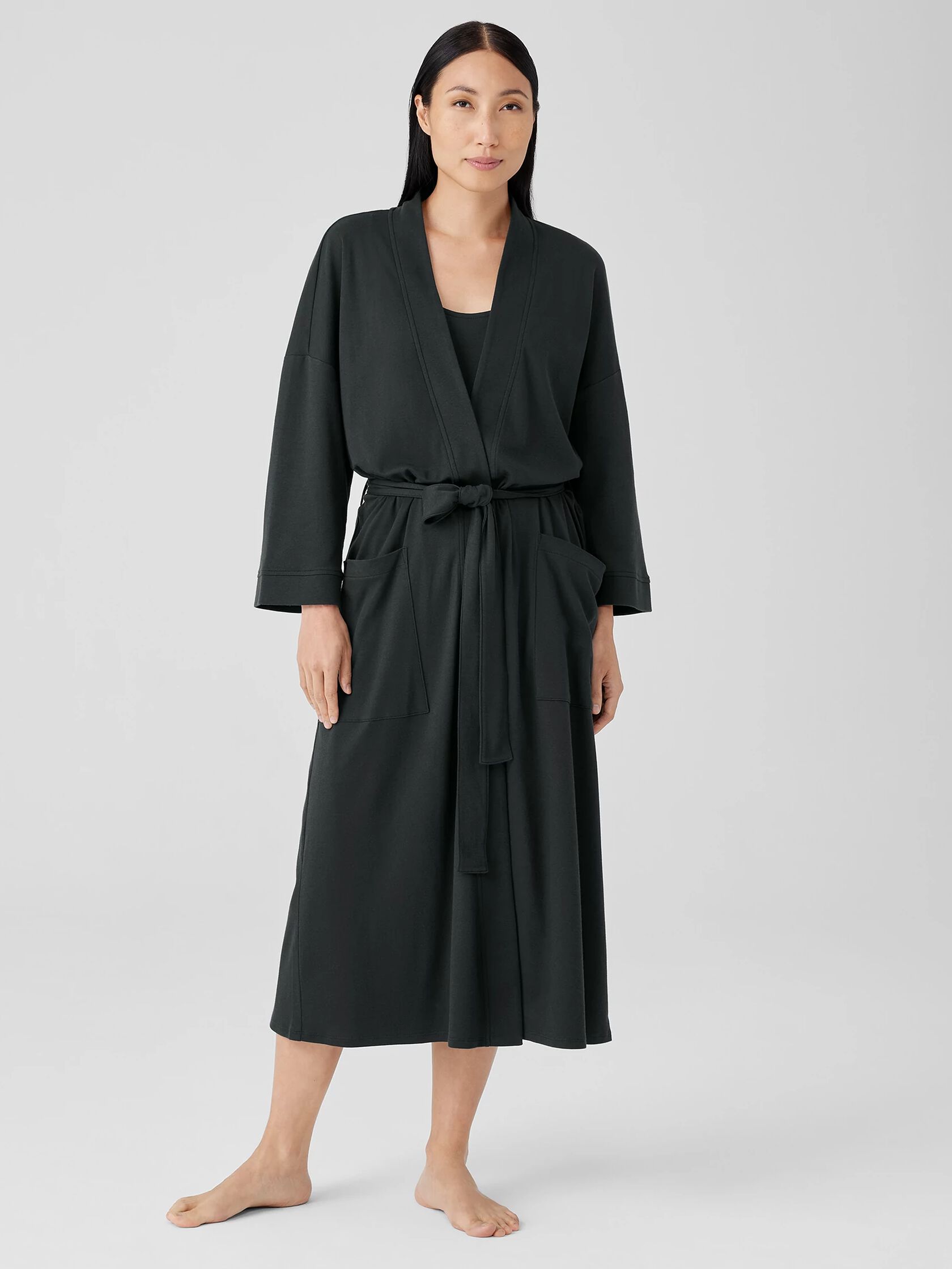 Organic Cotton Interlock Sleep Robe