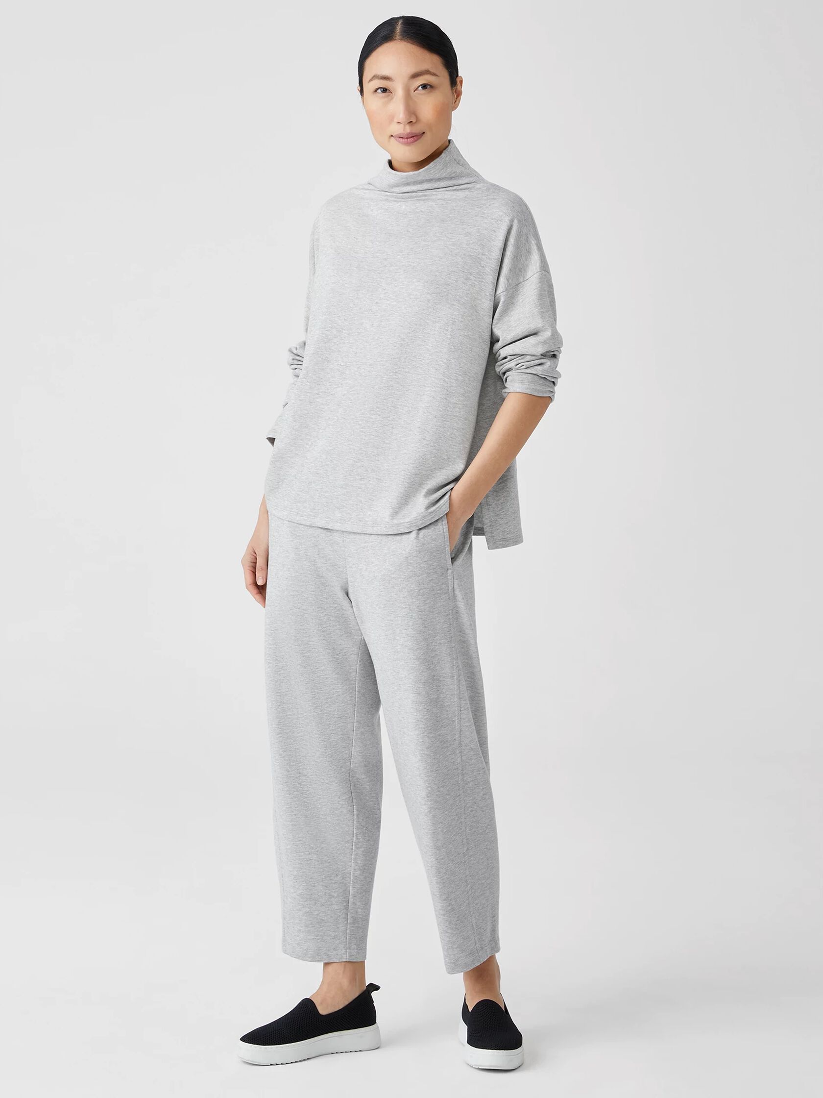 Cozy Brushed Terry Lantern Pant