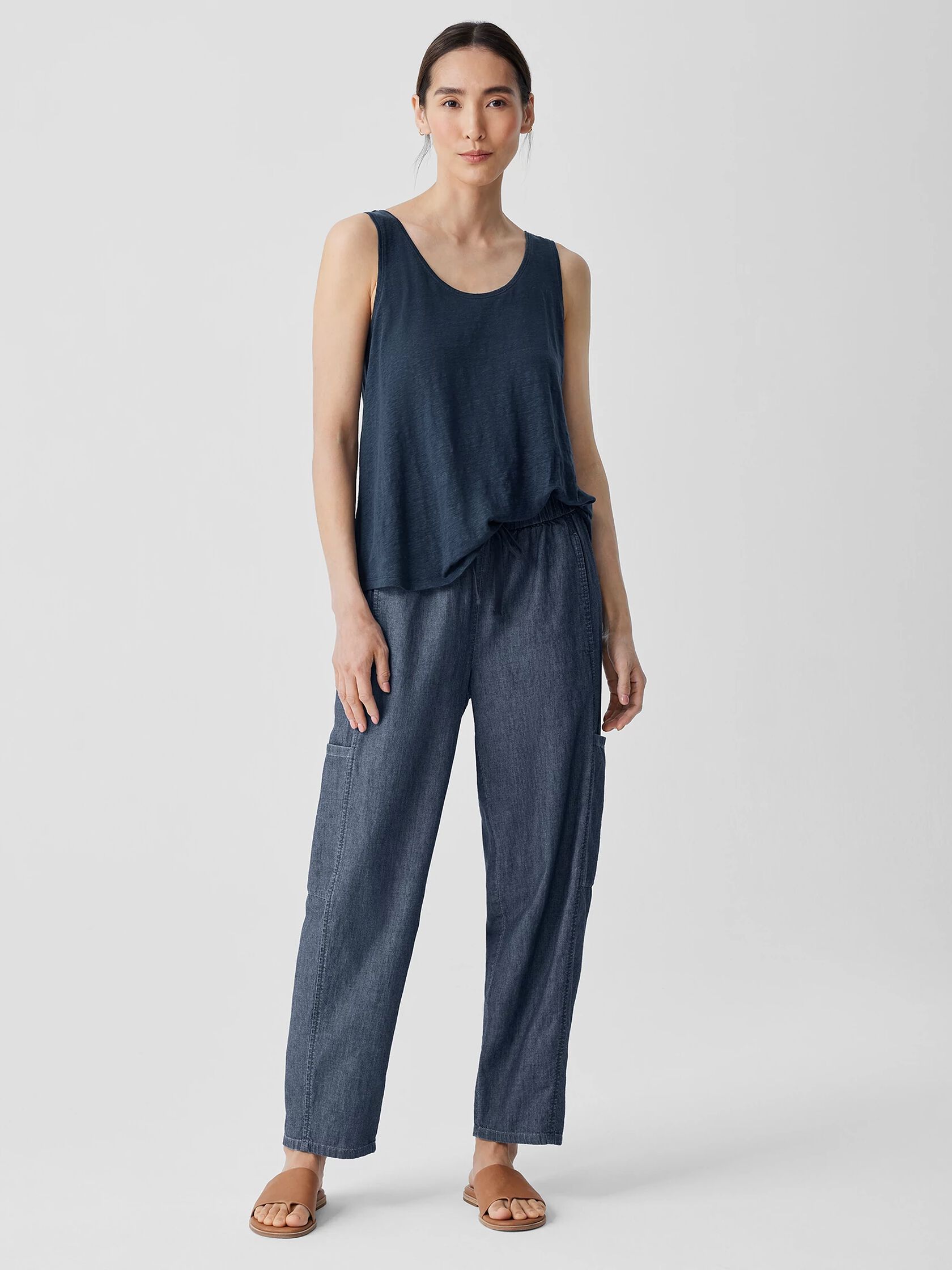 Organic Linen Jersey Tank