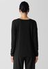 Fine Jersey Round Neck Top
