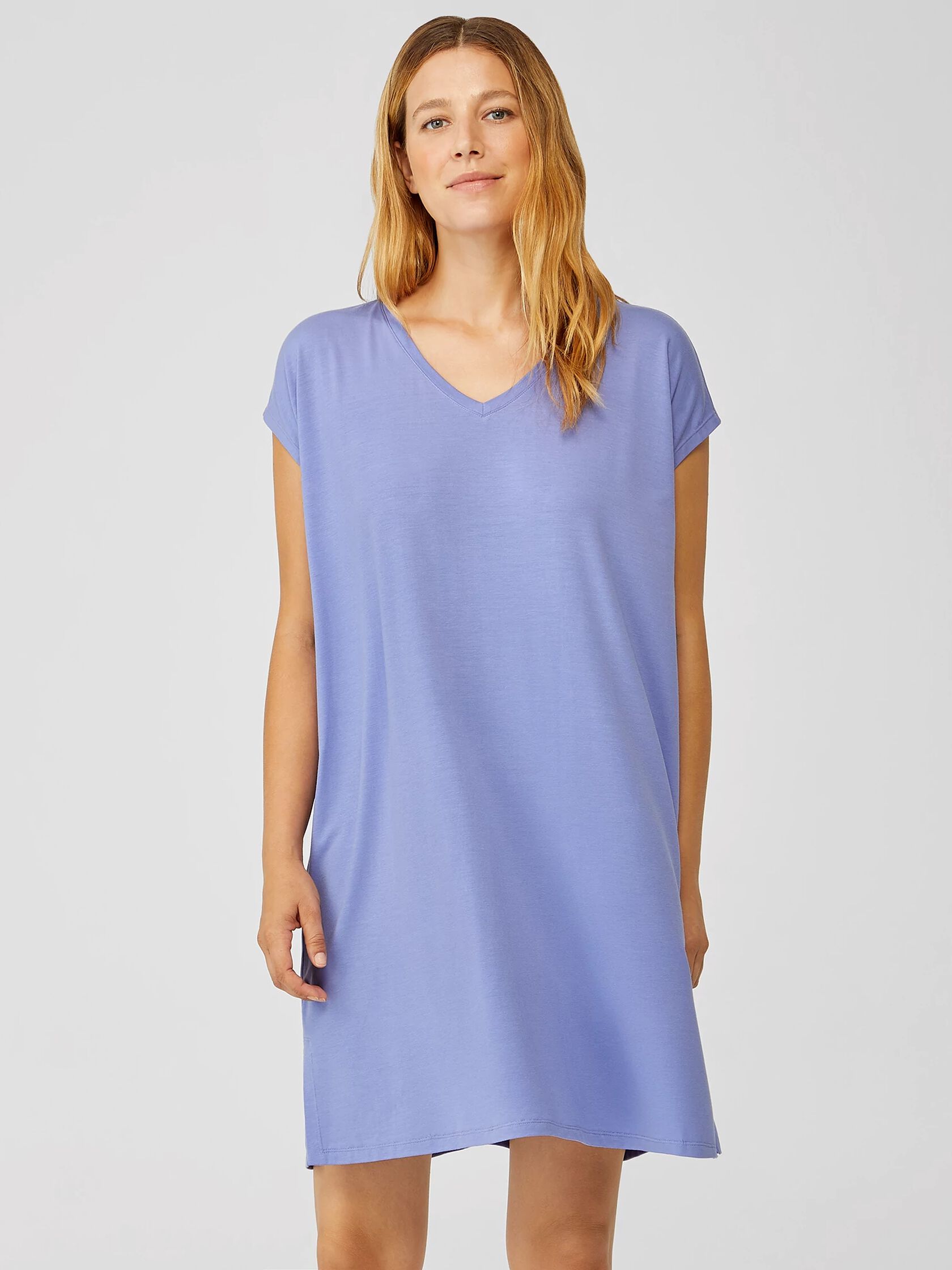 Fine Jersey V-Neck Dress