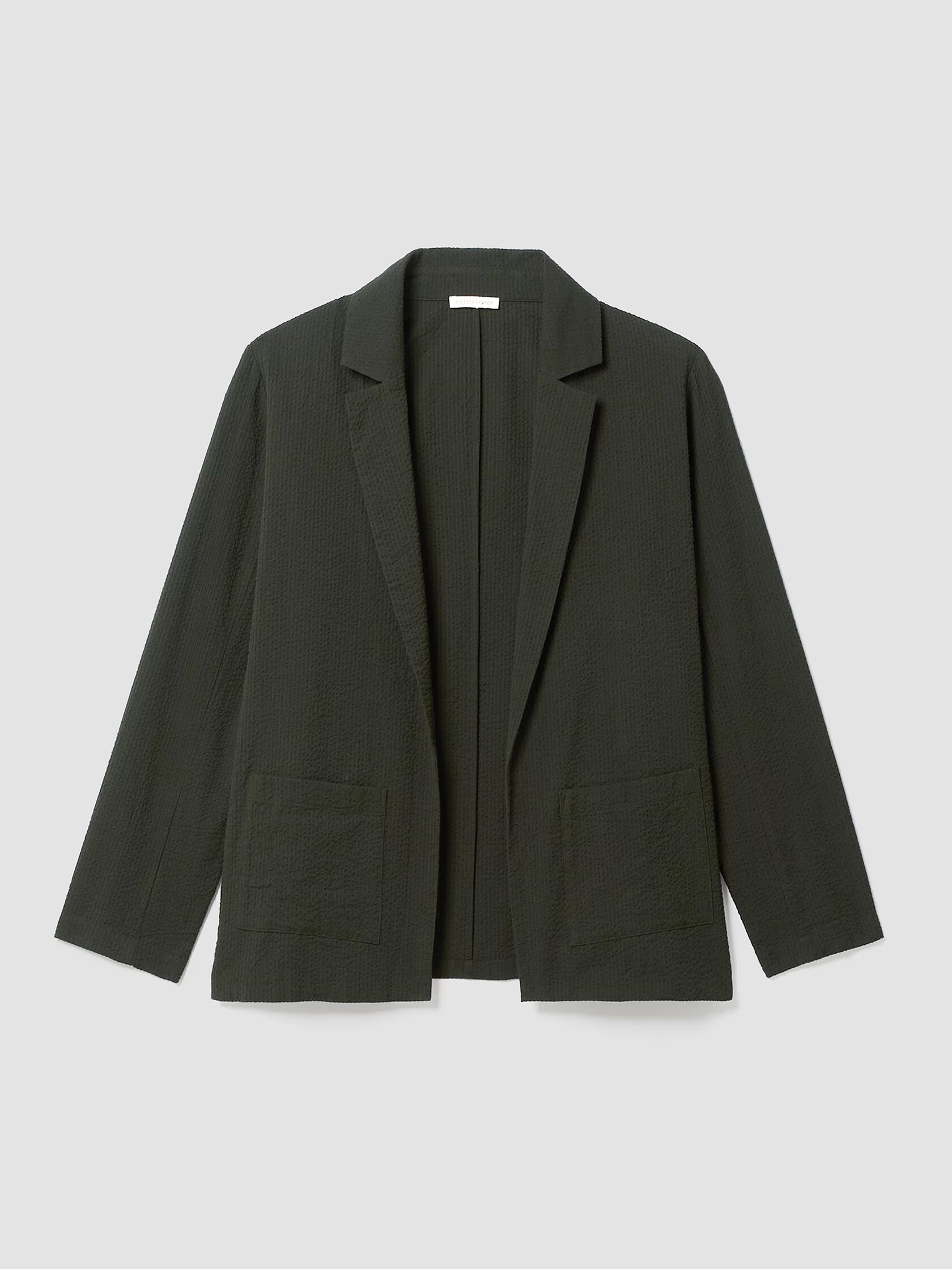 Organic Cotton Ripple Blazer