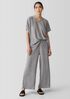 Woven Pliss&eacute; Wide-Leg Pant