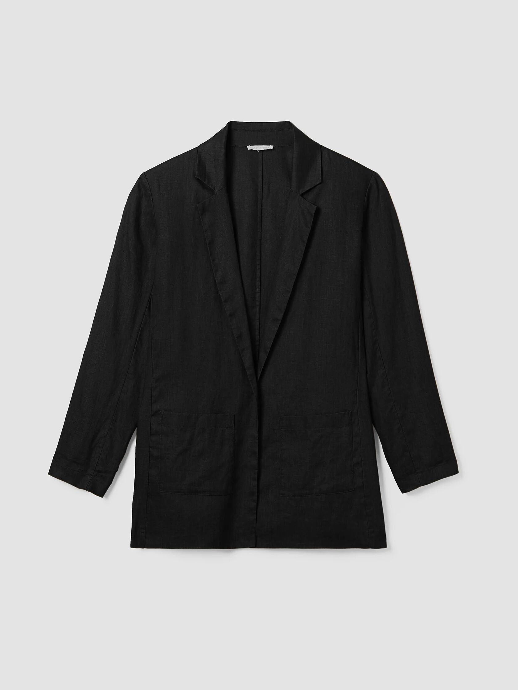 Organic Linen Long Blazer