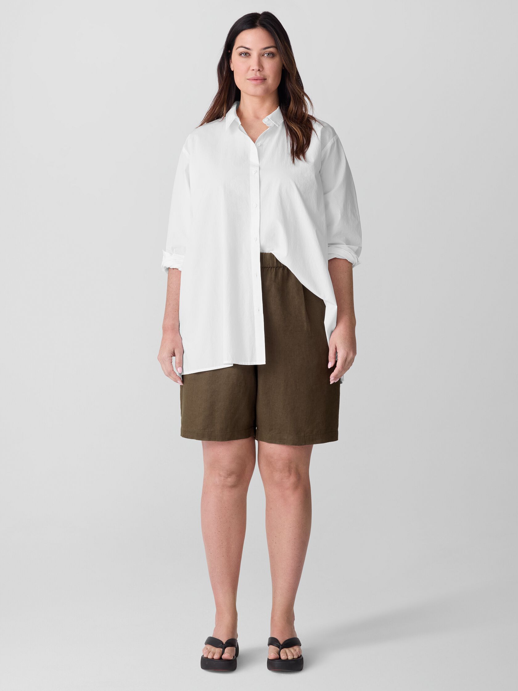 Organic Linen Shorts