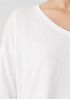 Organic Cotton Slub V-Neck Top