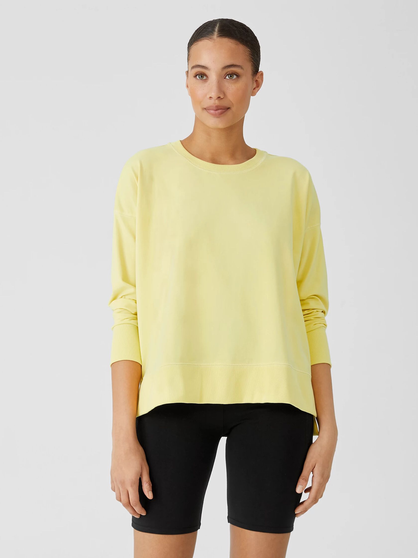 Pima Cotton Stretch Jersey Box-Top