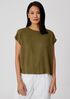 Organic Linen Jersey Square Top