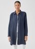 Washed Organic Linen D&eacute;lav&eacute; Long Shirt