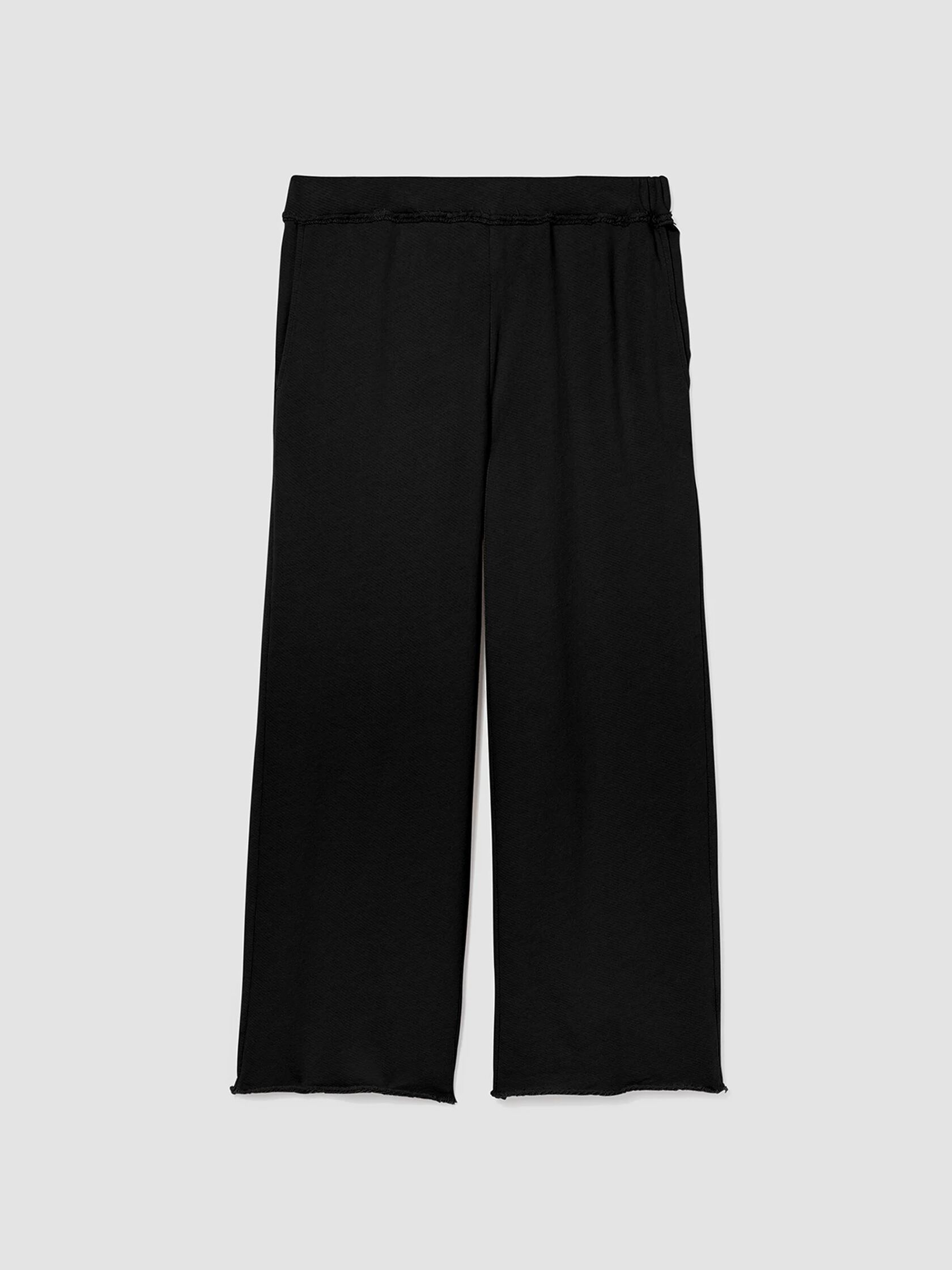 Lightweight Organic Cotton French Terry&nbsp;Straight Pant
