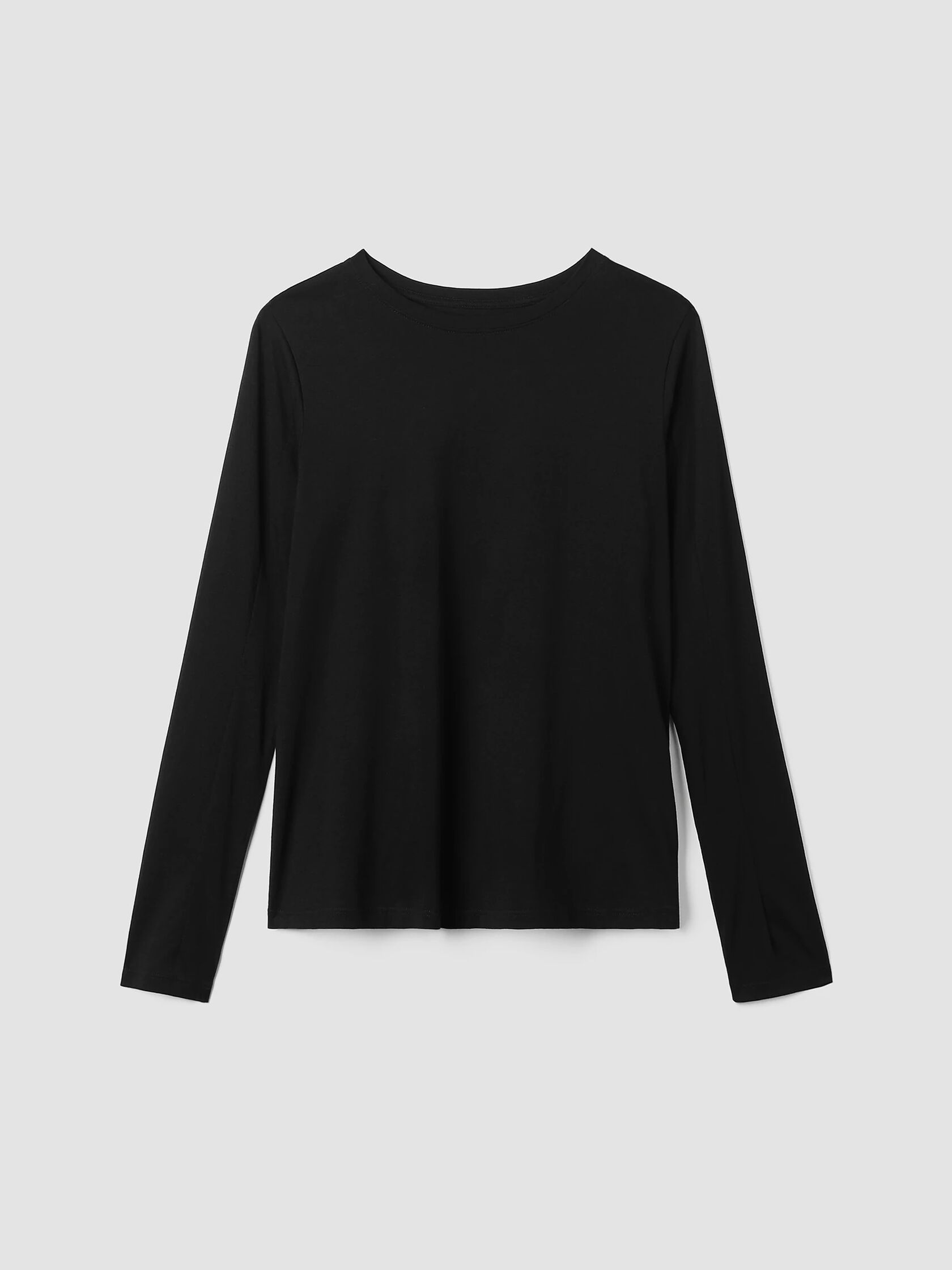 Organic Pima Cotton Jersey Long-Sleeve Tee