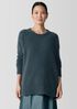 Cashmere Silk Bliss Crew Neck Long Top