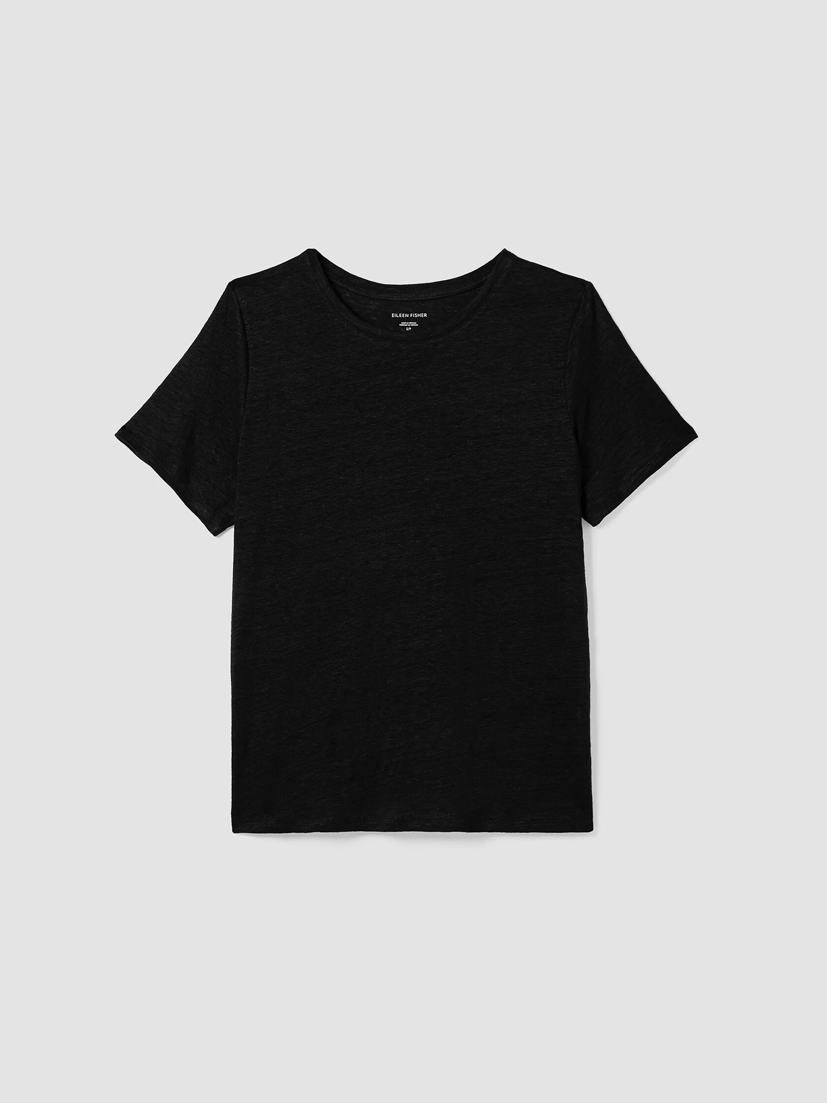 Organic Linen Jersey Crew Neck Tee