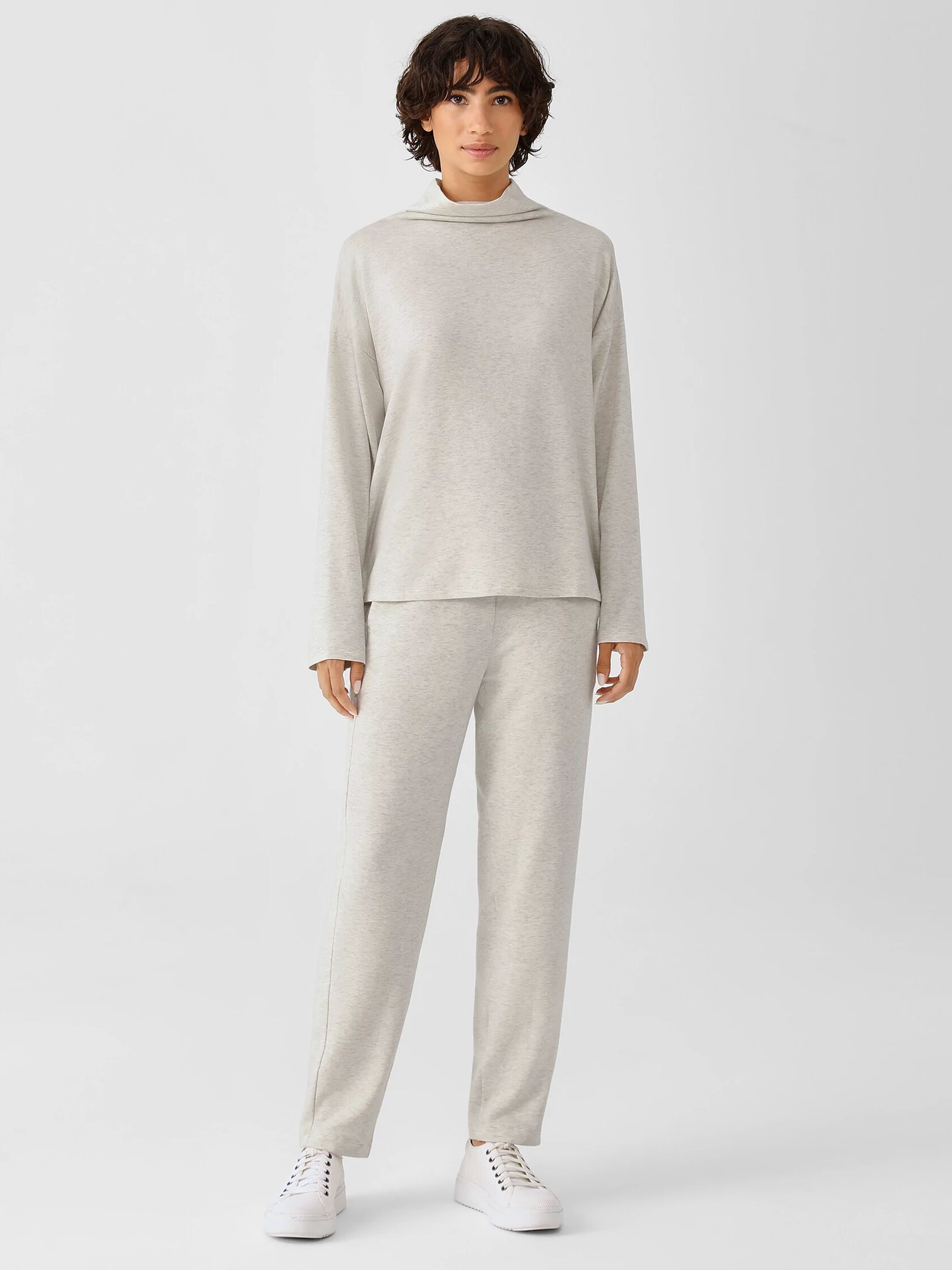 Cozy Brushed Terry Slouchy Pant