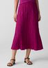 Crushed Silk Flared Skirt
