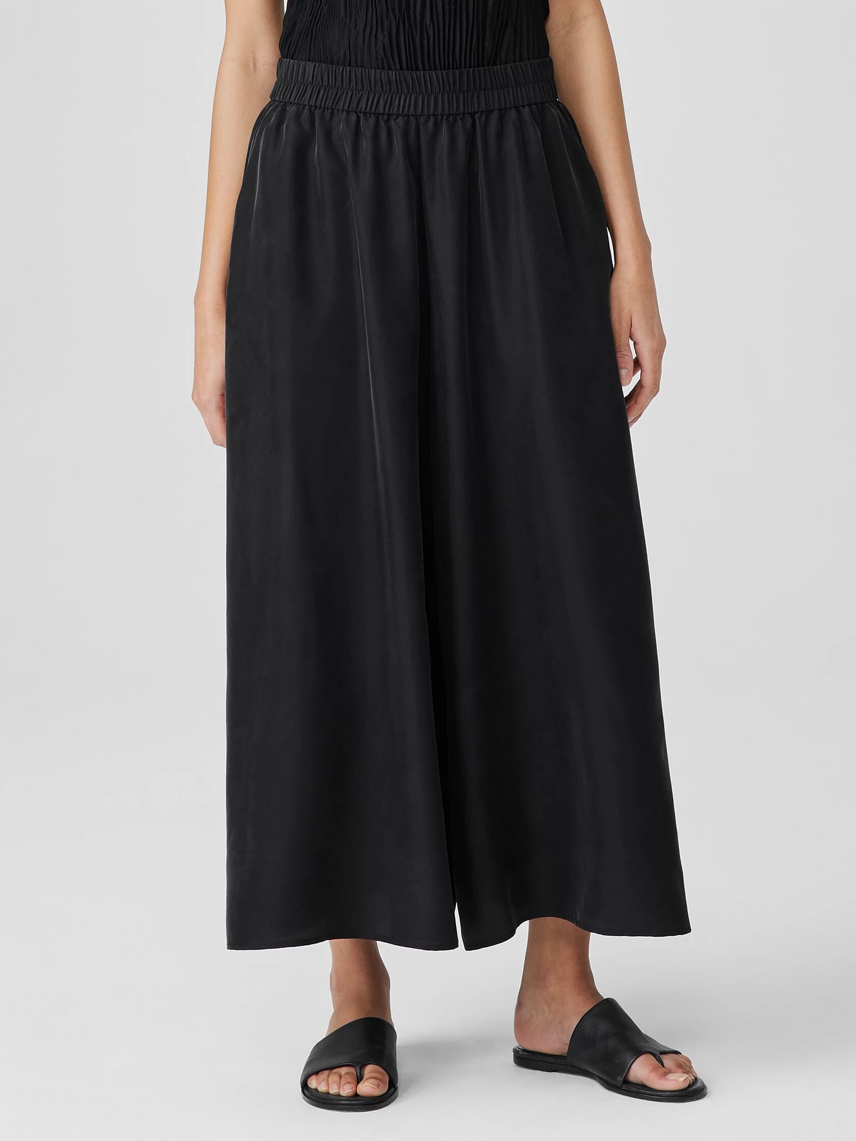 Washed Silk Skirt&nbsp;Pant