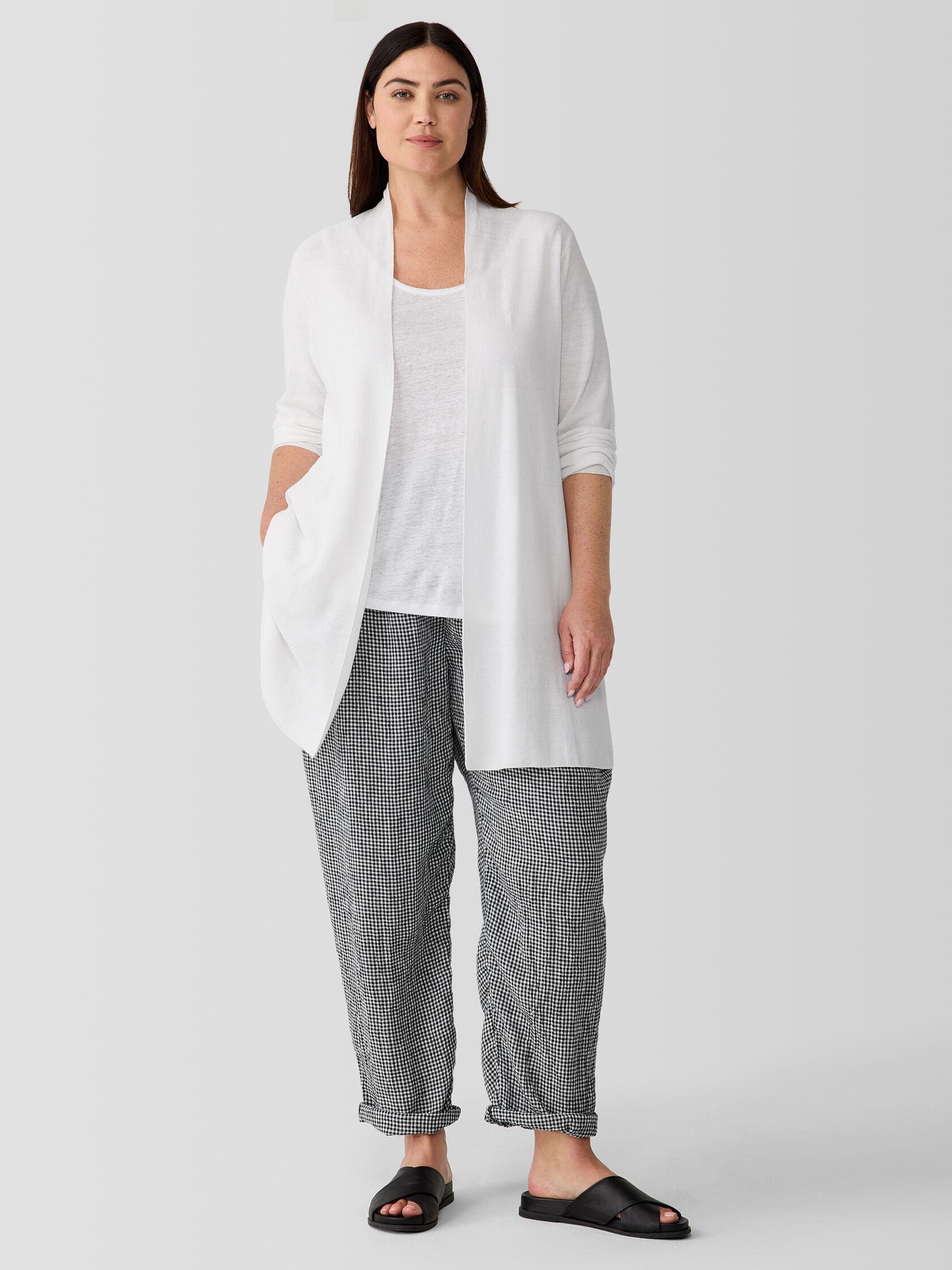 Organic Linen Cotton Cardigan
