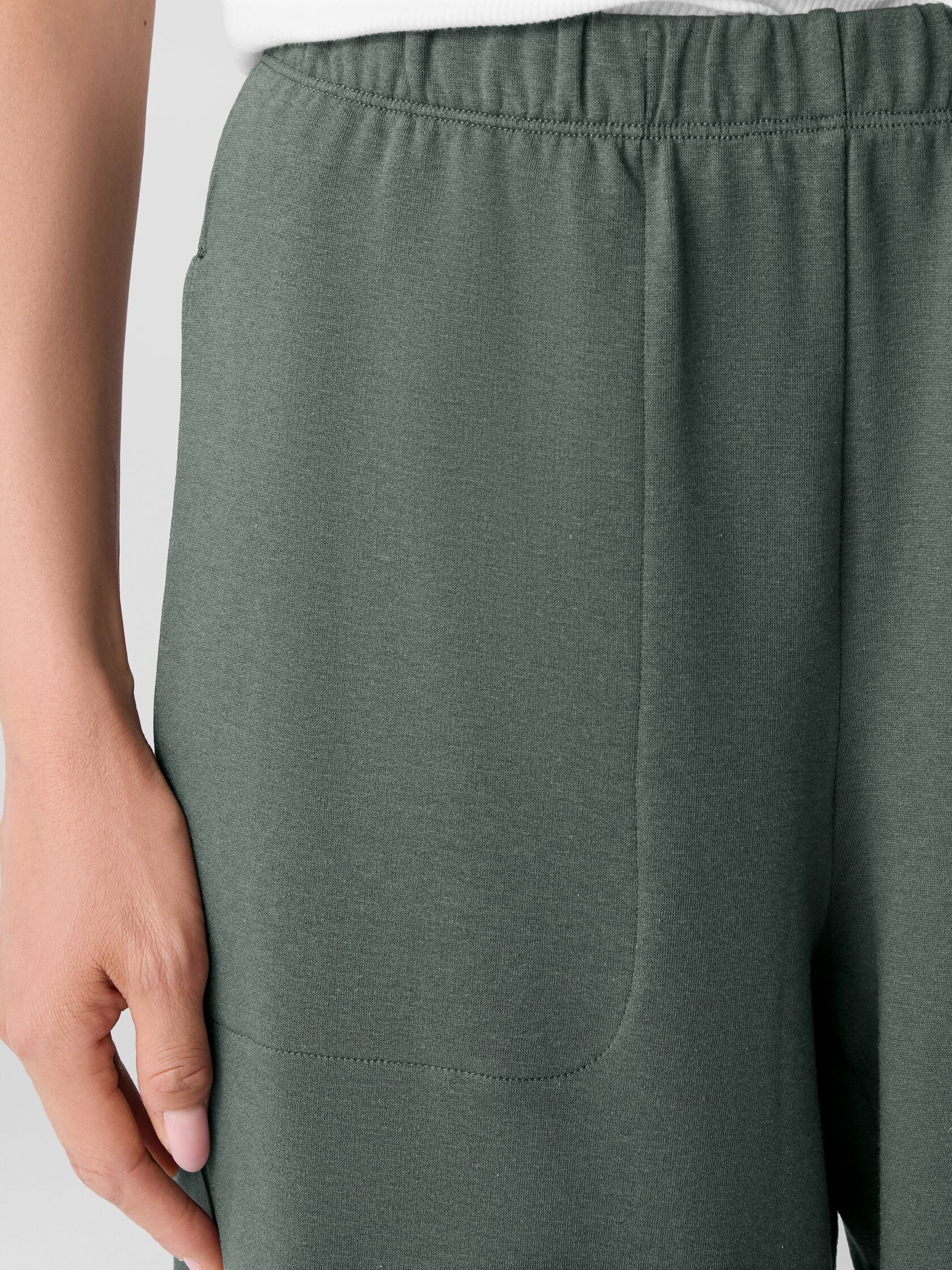 Cozy Brushed Terry Hug Straight Pant