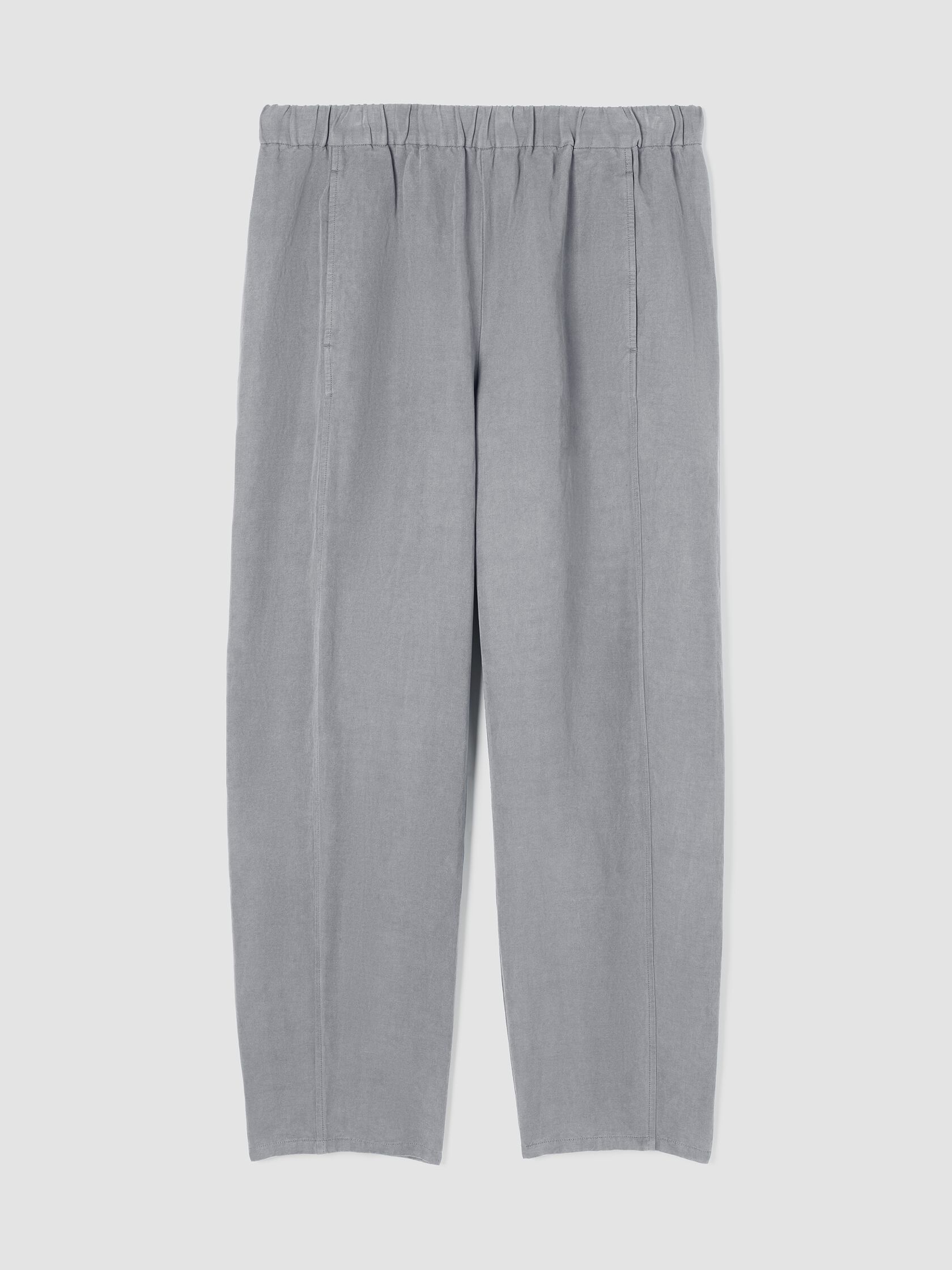 Linen Silk Twill Lantern Pant