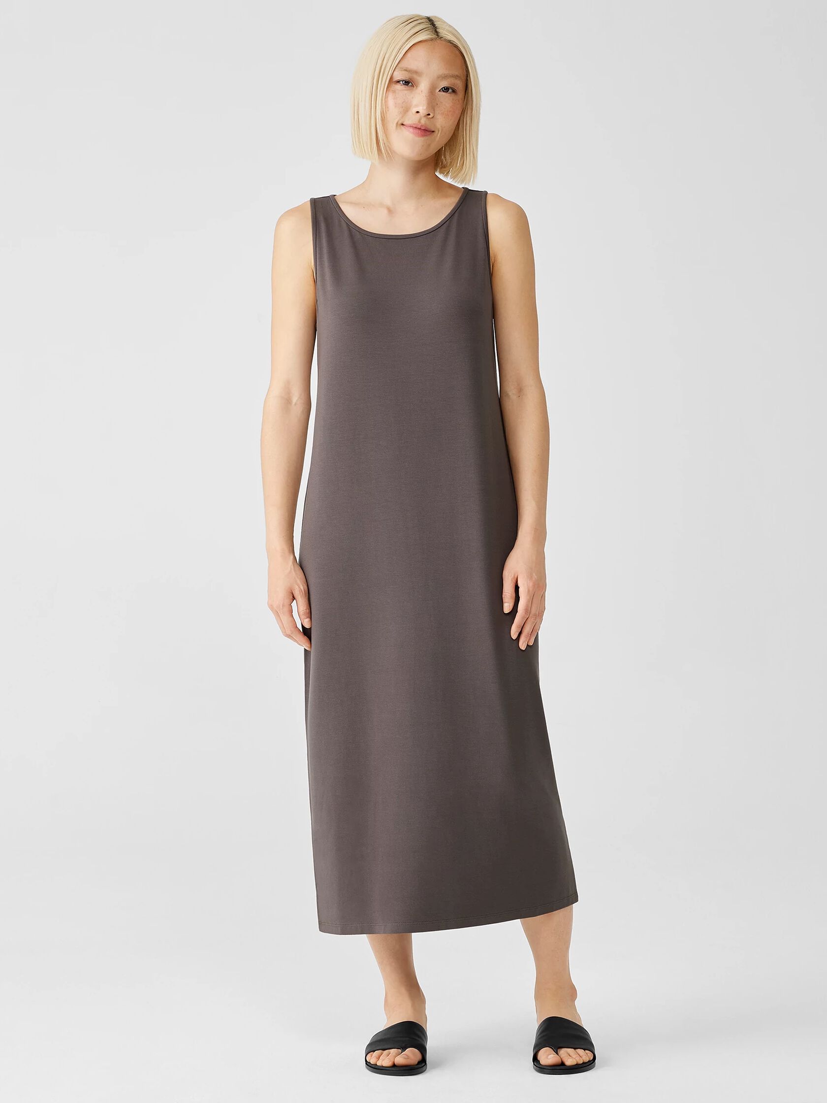 Stretch Jersey Knit Tank Dress