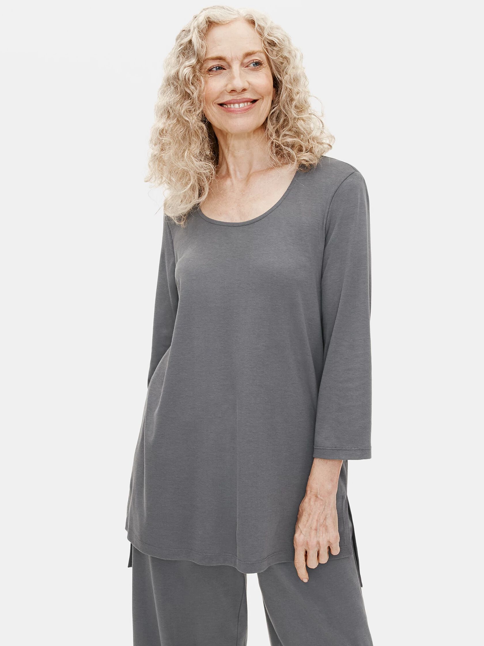 Cozy Organic Cotton Interlock Tunic