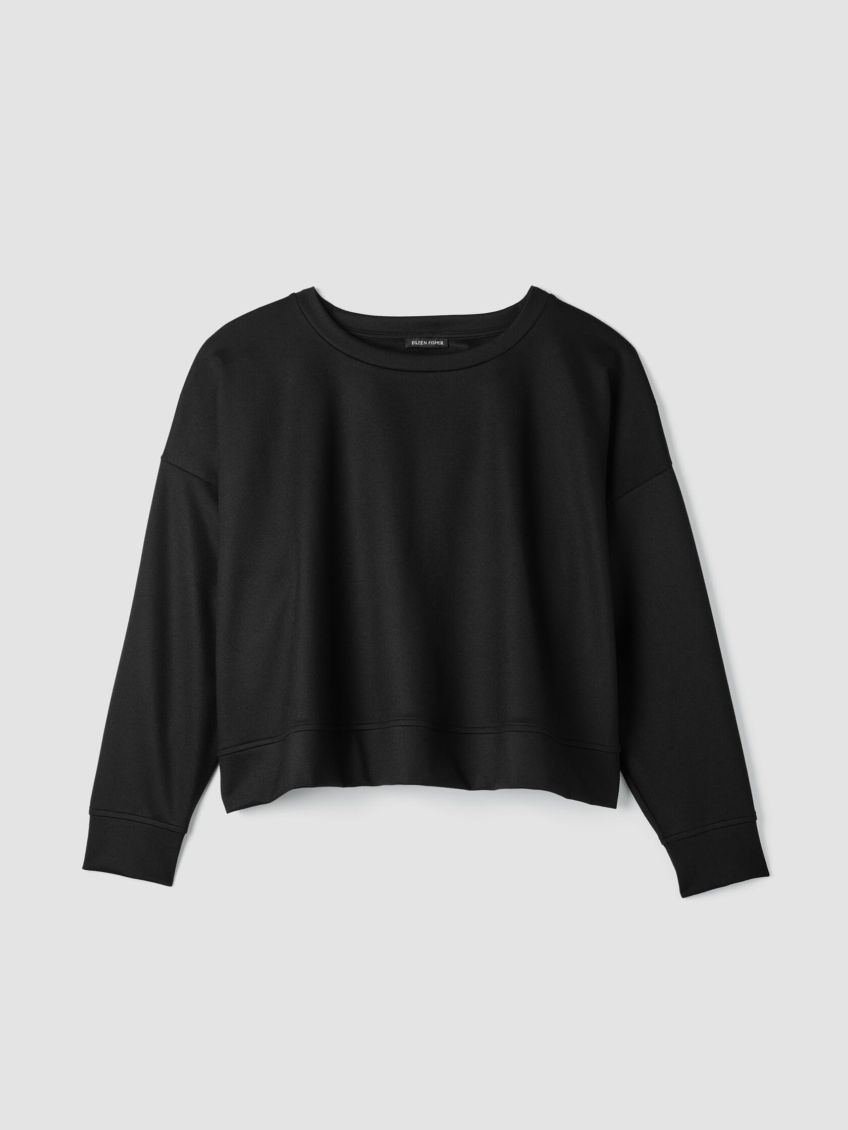 Lightweight Ponte Round Neck Top