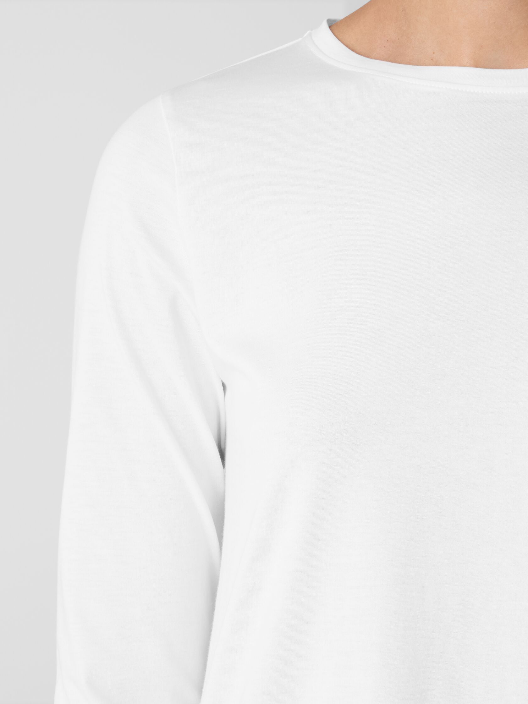 Organic Pima Cotton Jersey Long-Sleeve Tee