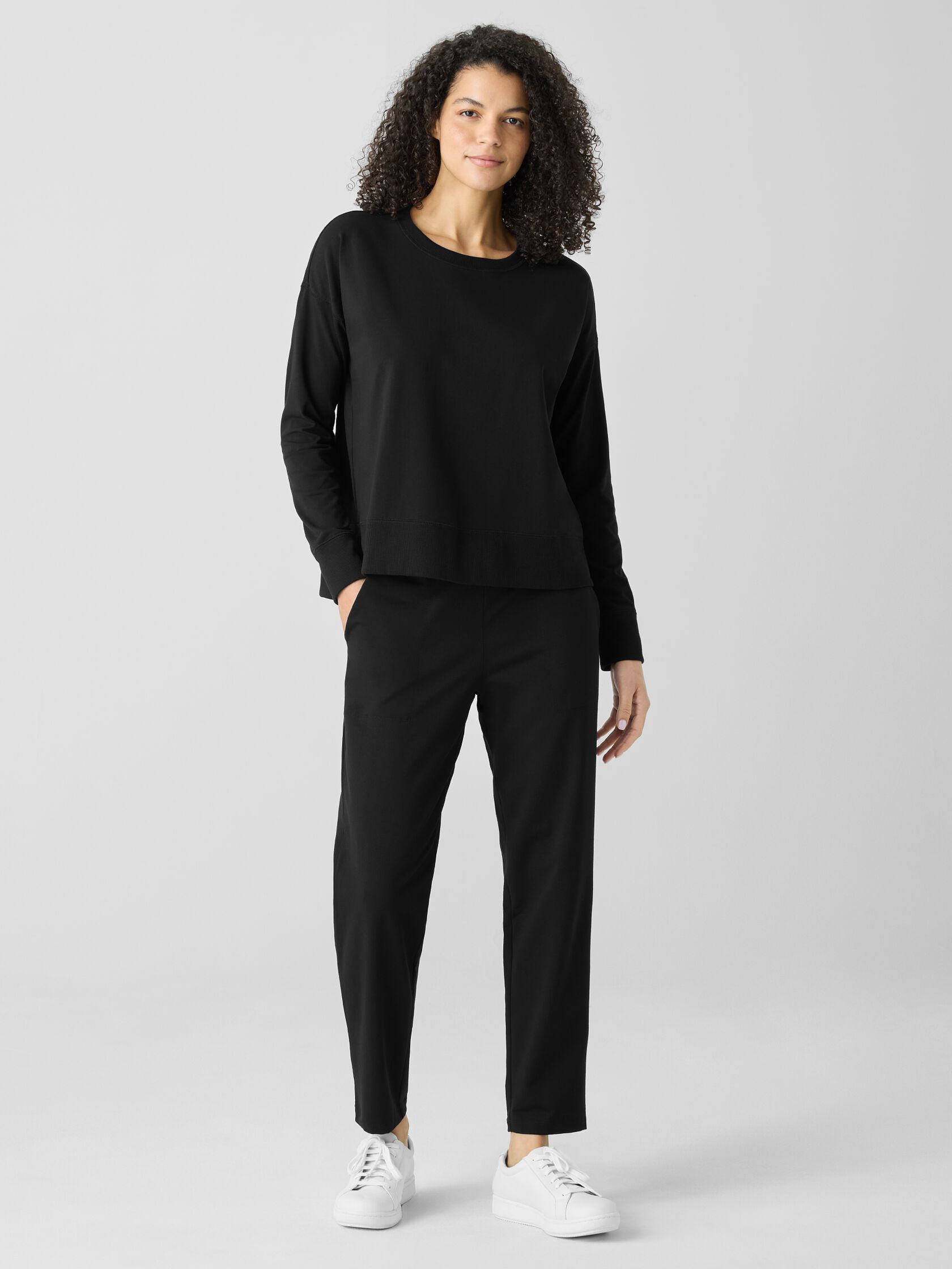 Pima Cotton Stretch Jersey Box-Top